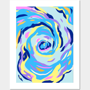 Summer Swirls: Liquid Pop Art Posters and Art